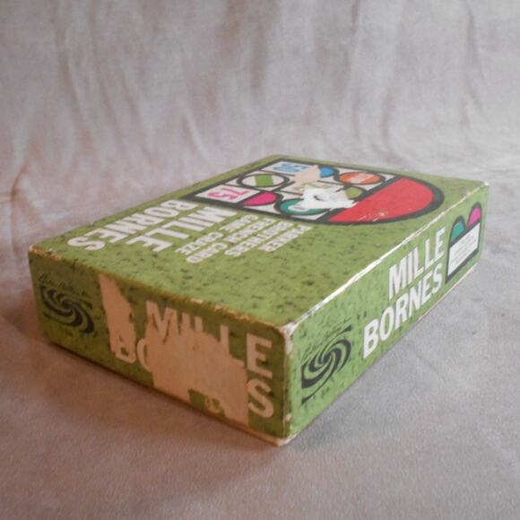 Vintage 1962 Mille Bornes Card Game Complete Parker Brothers Green Box - Picture 10 of 10